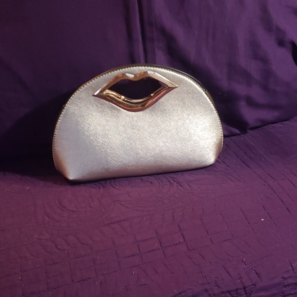 Art deco  gold statement clutch